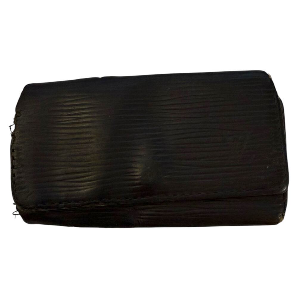 Louis Vuitton Black Epi 4 Key Holder Wallet
